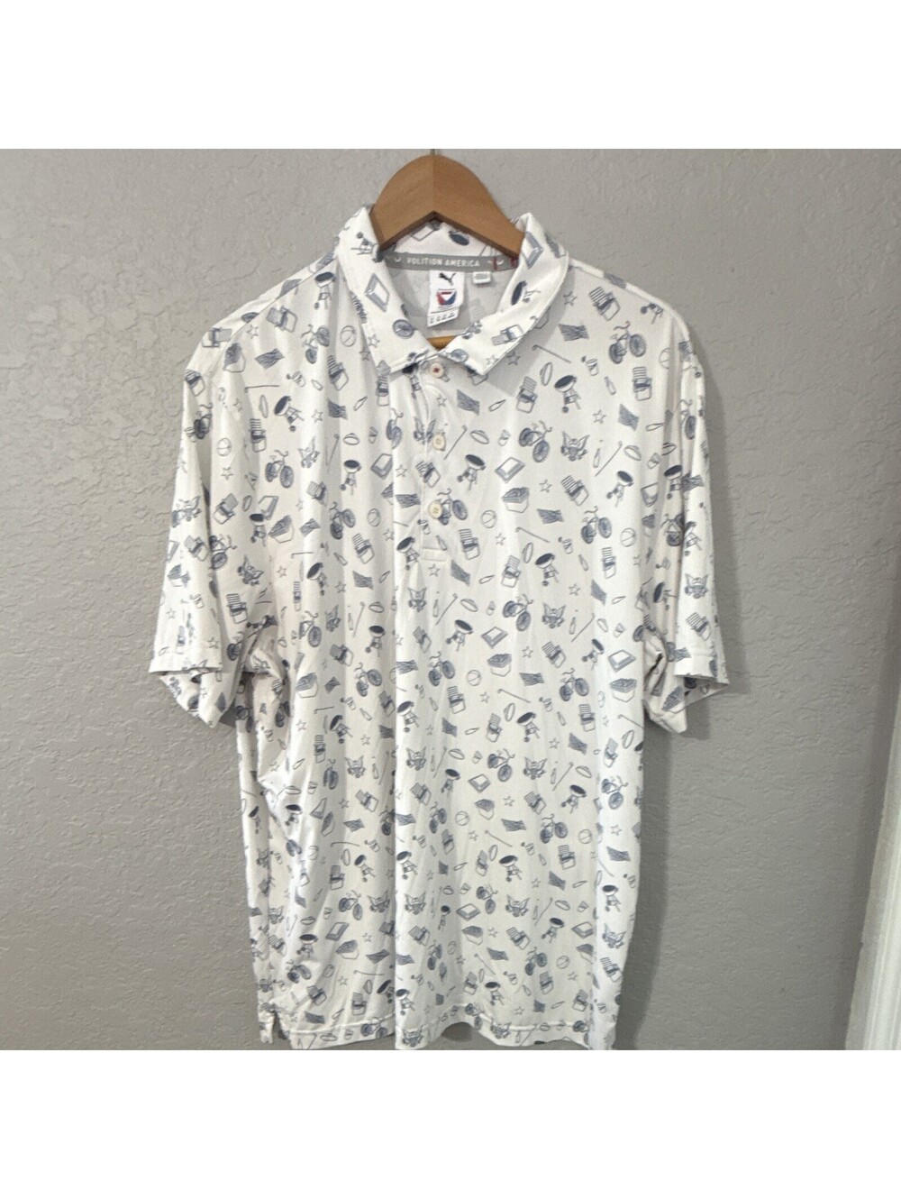 PUMA x Volition America XL Backyard BBQ Novelty Golf Polo Golfcore